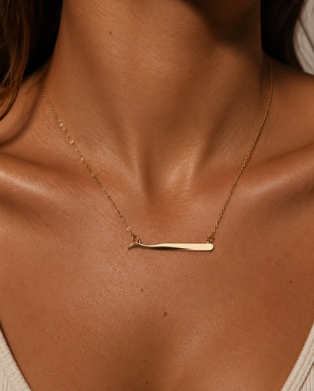 Tweezer Pendant Necklace