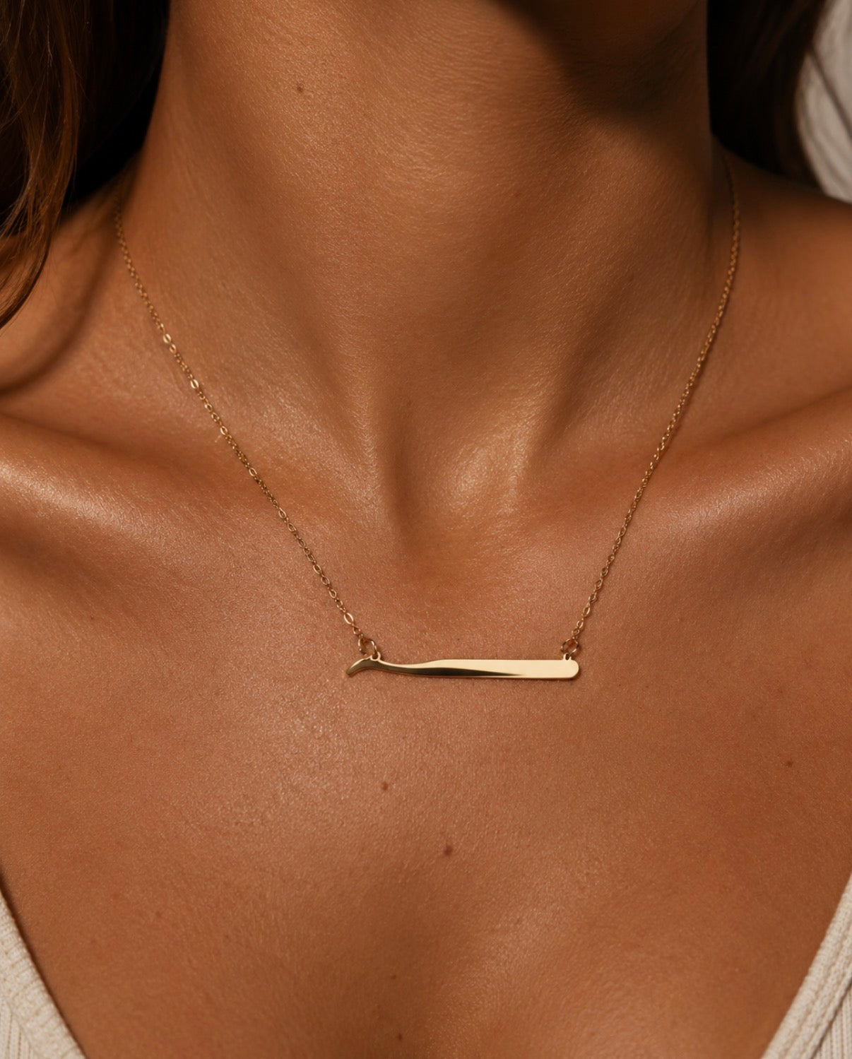 Tweezer Pendant Necklace